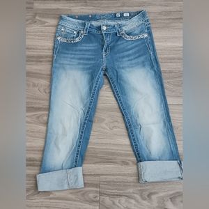 Miss Me Signature Crop Sze 30 Women's Jeans Pre-owned